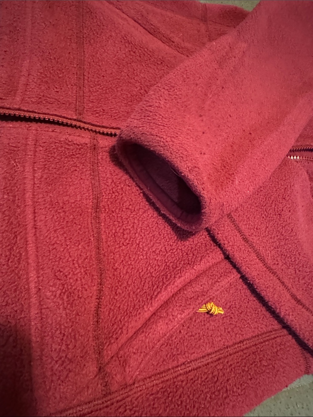 L.L. Bean womens Raspberry ZipFleece Jacket - Picture 2 of 9